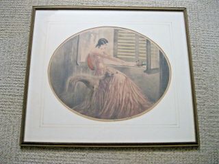 Rare 1929 Louis Icart Signed & Numbered - Madame Bovary - Etching