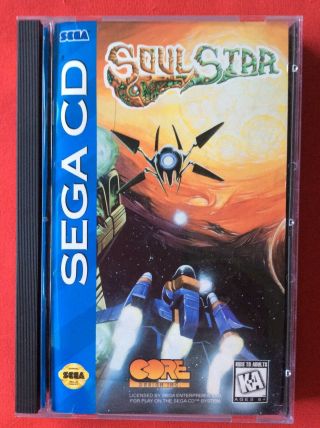Sega Cd “soul Star” - Rare Game,  Complete In