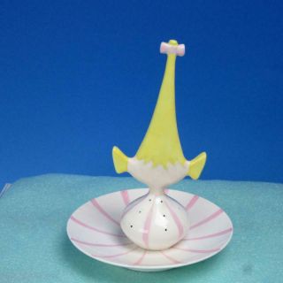 Rare 1959 Holt Howard Pixie Pixieware Yellow Hors D ' oeuvre Server 3