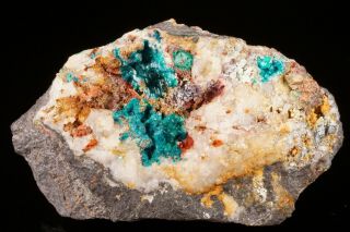 Rare Caledonite Crystal Cluster Reward Mine,  California