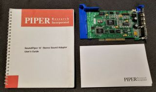 Rare Ibm 10020737 - 3a Soundpiper 16 Ps/2 Mca Sound Card