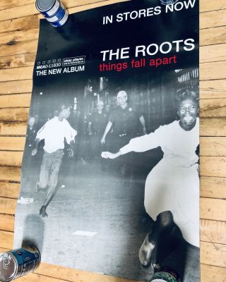 The Roots Things Fall Apart Promo Poster Rare 2 - Sided 1999 Hip Hop Rap