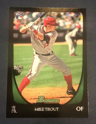 2011 Bowman Draft Complete Set With Mike Trout Rizzo Goldschmidt 1 - 110 Rare