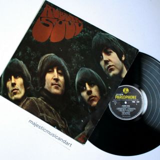 1965 Uk Mono Parlophone The Beatles Rubber Soul Vinyl Lp Rare