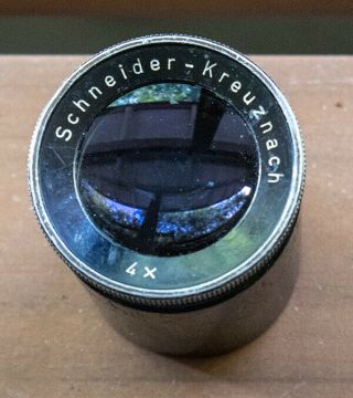 Schneider - Kreuznach 4x Loupe Very Old And Rare