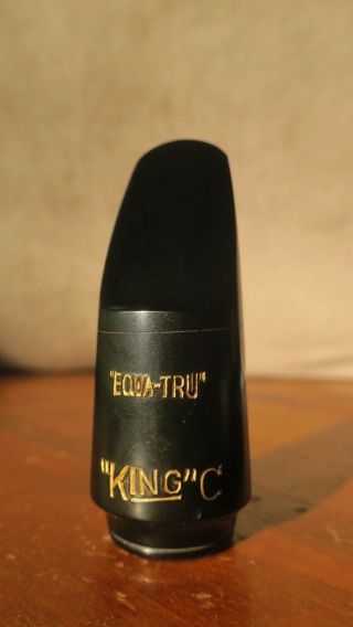 Rare King “equa - Tru” C Soprano Saxophone Mouthpiece