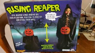 Rising Reaper Spirit Halloween Prop Animated Rare Htf Gemmy Prop