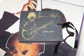 Rare Rolling Stones Ronnie Wood Show Me Autograph & Numbered Print Cd Lithograph