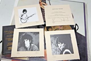 Rare Rolling Stones Ronnie Wood Show Me Autograph & Numbered Print CD Lithograph 2