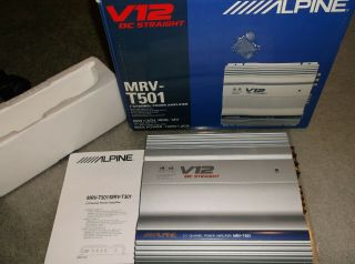 Old School Alpine Mrv - T501 V12 Amp Sound Quality Rare Dc Straight