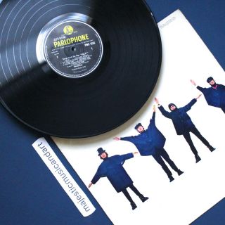 1965 Uk Mono Parlophone The Beatles Help Vinyl Lp Rare