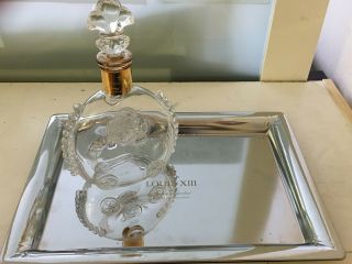 LOUIS XIII Remy Martin Empty Bottle 750 ml Rare with the Louis XIII Tray 7841 3