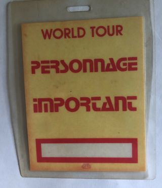 RARE Def Leppard Hysteria 1988 All Access Backstage Laminate Pass Heavy Metal 2