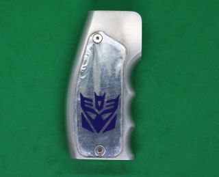 Rare : Jcurt Phantom Trigger Frame Handle Grip Silver Paintball Gun Marker Sc