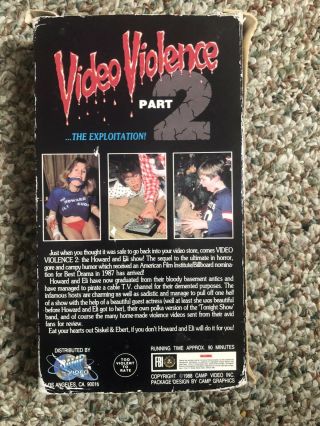 Video Violence 2: The Exploitation Camp SOV VHS RARE 2