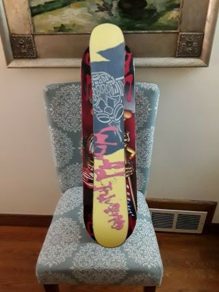 Rare World Industries Bi - Deck Snow Skate 31 " X 8 " Vhtf Discontinued