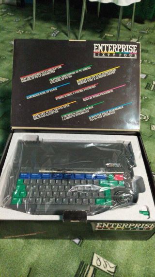 ENTERPRISE 64 Home Computer System - Rare (PAL) Vintage - Boxed 4 3