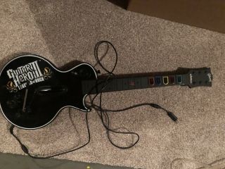 Guitar Hero 3 Wired Les Paul Kiosk Demo Xbox 360 Extremely Rare [tested Works]