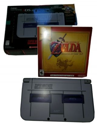 Nintendo 3ds Xl Nes Limited Edition Rare - Zelda Oot