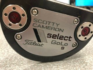Scotty Cameron Golo S Putter Golf Club Black Face Custom Shop Grip Rare Item