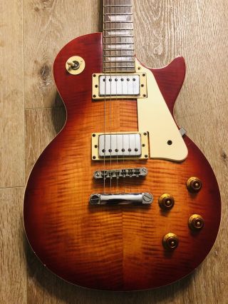 RARE: Epiphone By Gibson Les Paul Deep Cherry Sunburst (Limited Edition Color) 2