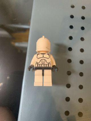 Lego Star Wars Minifigure Factory Misprint Error On Helmet Blank Rare