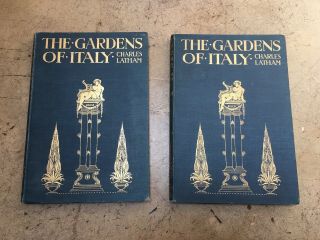 The Gardens Of Italy By Charles Latham First Edition 1905 (2 Vols) Rare