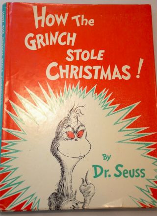 Rare First Edition,  How The Grinch Stole Christmas
