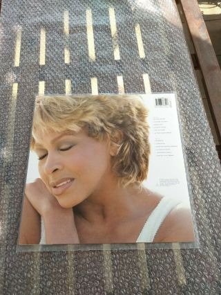 Tina Turner ‎– Wildest Dreams LP 1996 MEGA RARE Parlophone 1st Press 2