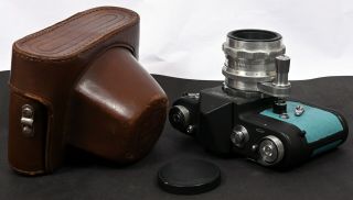 RARE Start Black Paint 35mm Film SLR Camera c/w Helios - 44 - 2 58mm f/2 STD LensKit 2