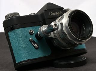 RARE Start Black Paint 35mm Film SLR Camera c/w Helios - 44 - 2 58mm f/2 STD LensKit 3
