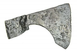 Ancient Rare Authentic Viking Kievan Rus Iron Battle Axe 10 - 12th Ad