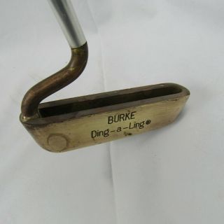 Golf Putter Extremely Rare Burke Ding - A - Ling Tuning Fork Effects 36 Inches