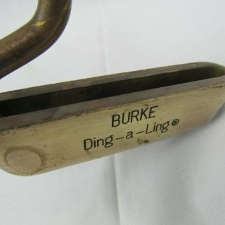 Golf Putter Extremely Rare Burke Ding - a - Ling Tuning Fork Effects 36 inches 3