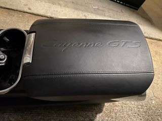 11 - 18 Porsche Cayenne Armrest Center Console Black Gts Leather Rare