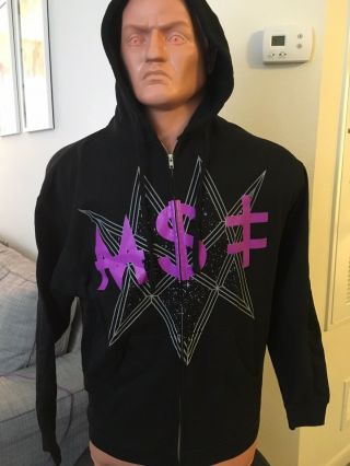 Mindless Self Indulgence Kickstarter Msi Zip Up Hoodie Rare Xl Sweater Fuktronic