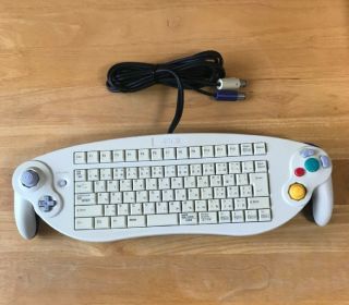 Rare Nintendo Gamecube Ascii Keyboard Controller