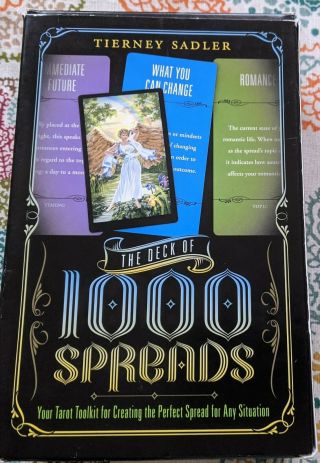 The Deck Of 1000 Spreads By Tierney Sadler Oop,  Rare