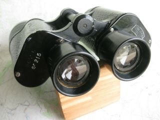 Rare Zeiss Wwii 7x50 Gas Mask Binoculars,  Bakelite Eye Cups 1941