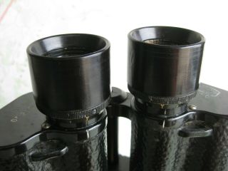 Rare Zeiss WWII 7x50 Gas Mask Binoculars,  Bakelite Eye Cups 1941 2