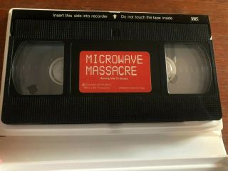 MICROWAVE MASSACRE VHS HORROR Comedy 1983 Midnight Video BIG Box RARE 3
