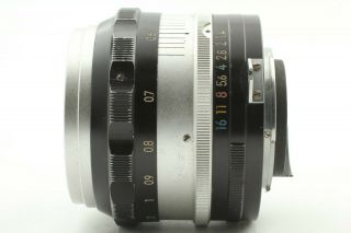 [Rare PAT.  PEND.  ] Nikon Nippon Kogaku Nikkor S Auto 5.  8cm 58mm F1.  4 Lens JAPAN 3