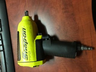 Snap - On Tools Duty 1/2 " Drive Impact Air Wrench Mg725 Rare Yellow