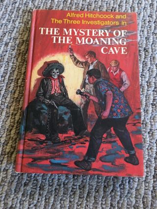 Three Investigators Mystery Of The Moaning Cave 1968 Hb Book 1st Misprint Rare