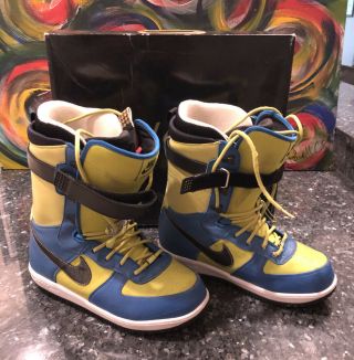 Men’s Nike Zf - 1 Zoom Force 1 Rare Snowboard Boots Us12 Uk11