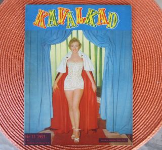 Rare Swedish Marilyn Monroe Cover 1953 Sweden Nm