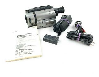 Very Rare Sony Ccd - Trv 615 Hi8,  8mm Xray Camcorder Ntsc Player.  Made In Japan.