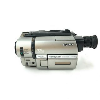 VERY Rare Sony CCD - TRV 615 Hi8,  8MM XRAY Camcorder NTSC Player.  MADE IN JAPAN. 3