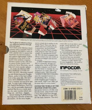 Rare Infocom Science Fiction Classics IBM PC - DOS 2.  0 & DOS 2.  0 Computer Games 2