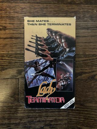 Lady Terminator Vhs 1989 Ultra Rare Horror Htf Video Oop Sov
